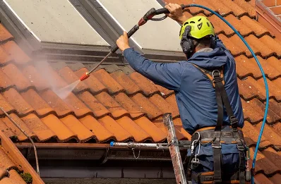 Démoussage et hydrofuge de toiture à Vauxrezis
